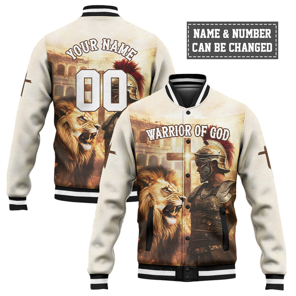 Warrior Of God Baseball Jacket