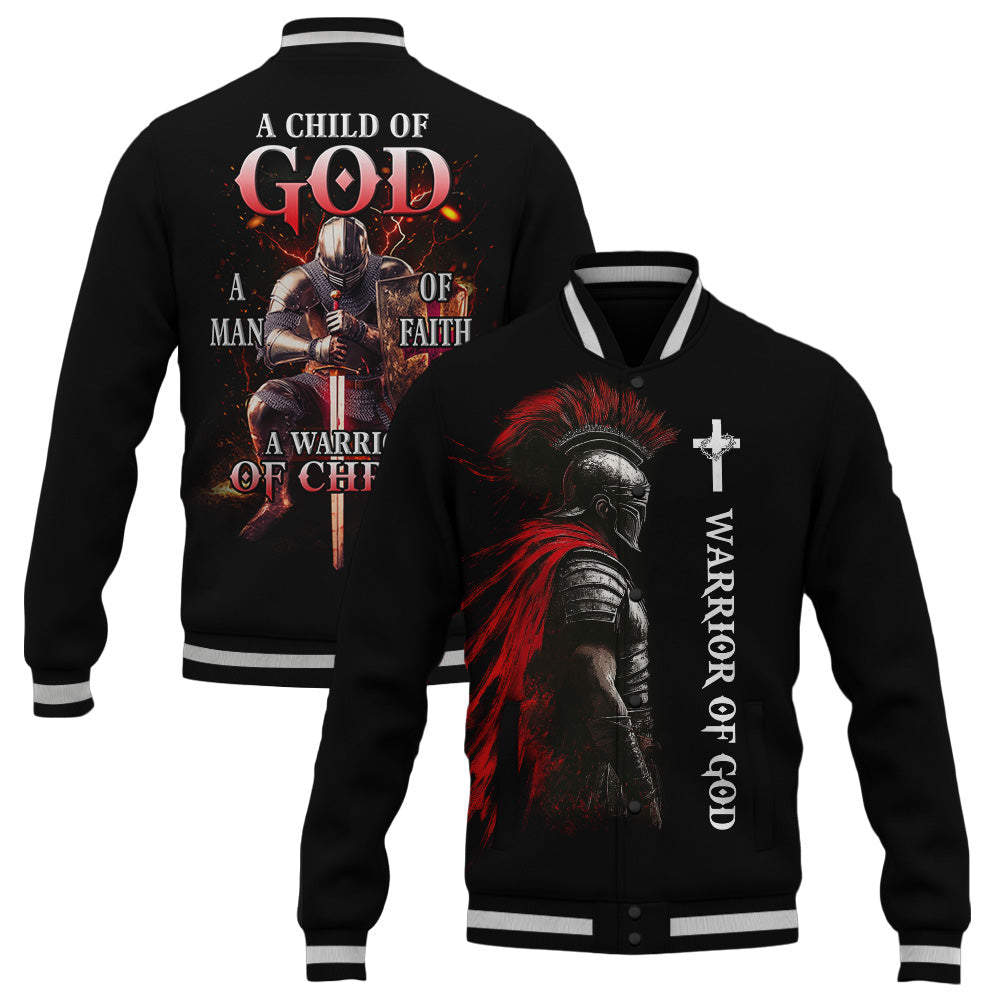 Warrior Of Christ Baseball Jacket