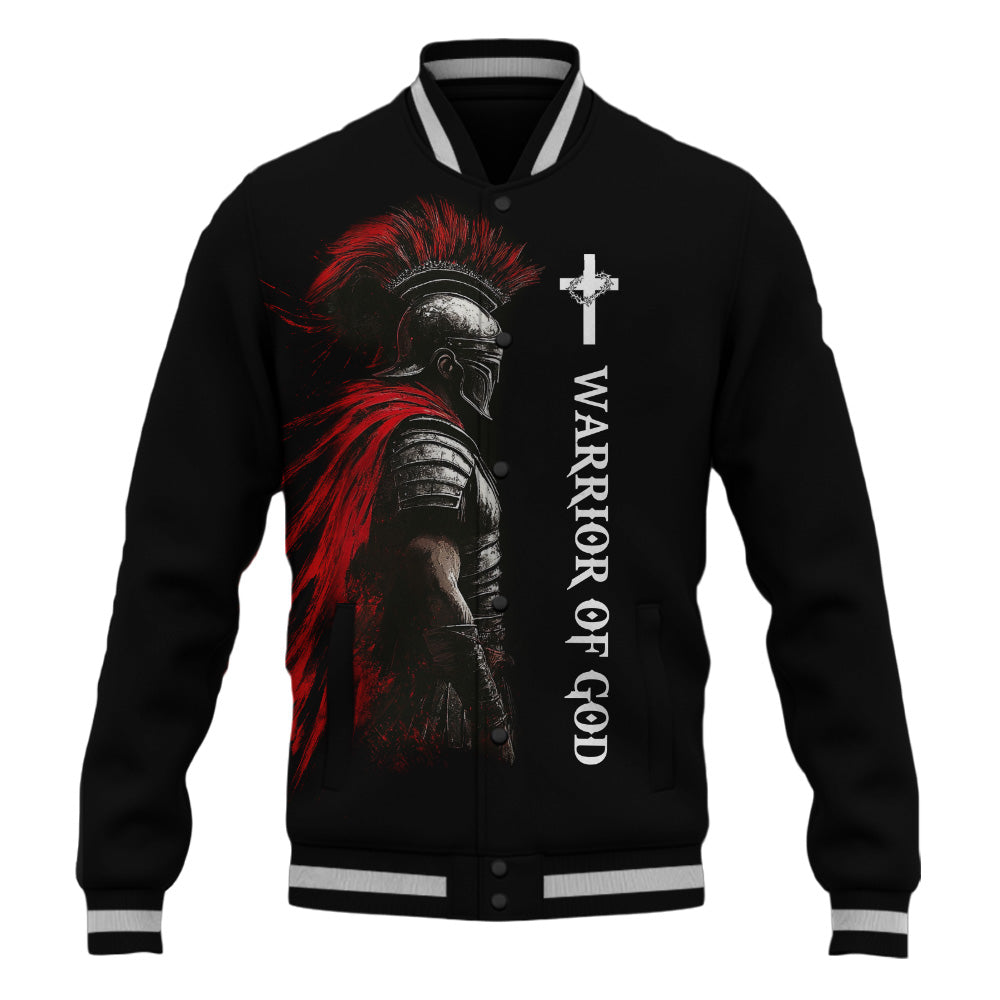 Warrior Of Christ Baseball Jacket