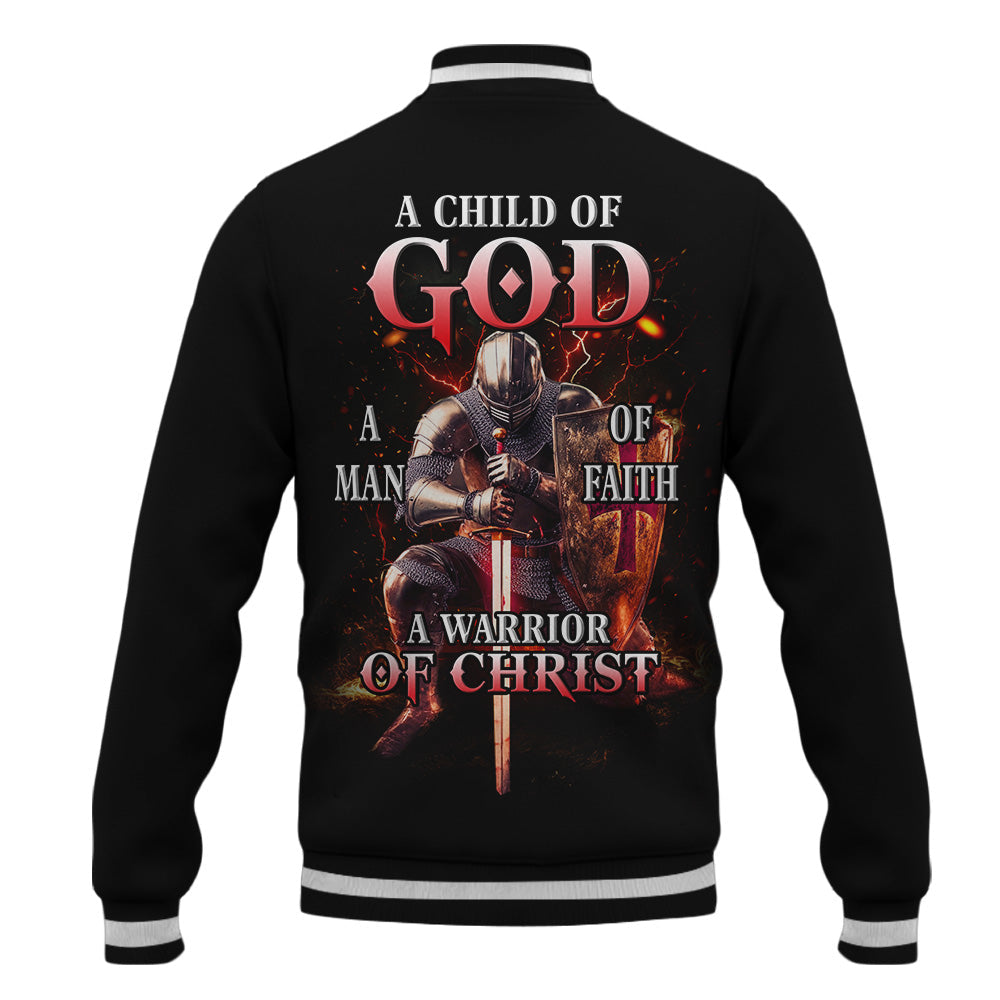Warrior Of Christ Baseball Jacket