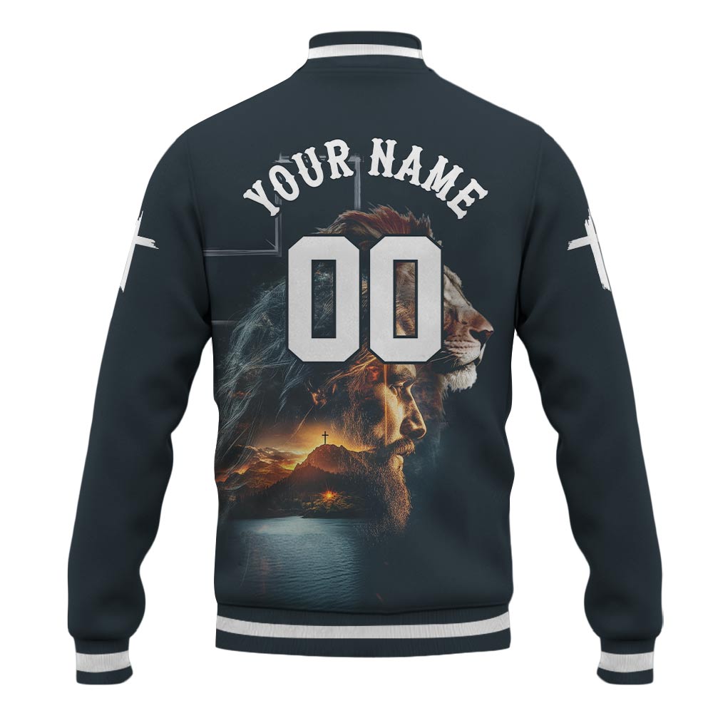 Warrior of Christ He is Risen Baseball Jacket