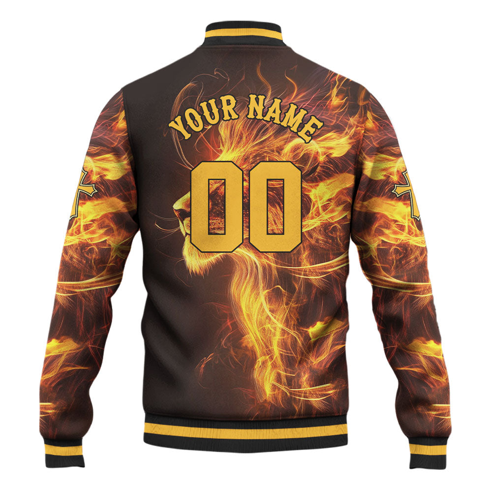 There is Power in the Name of Jesus Baseball Jacket