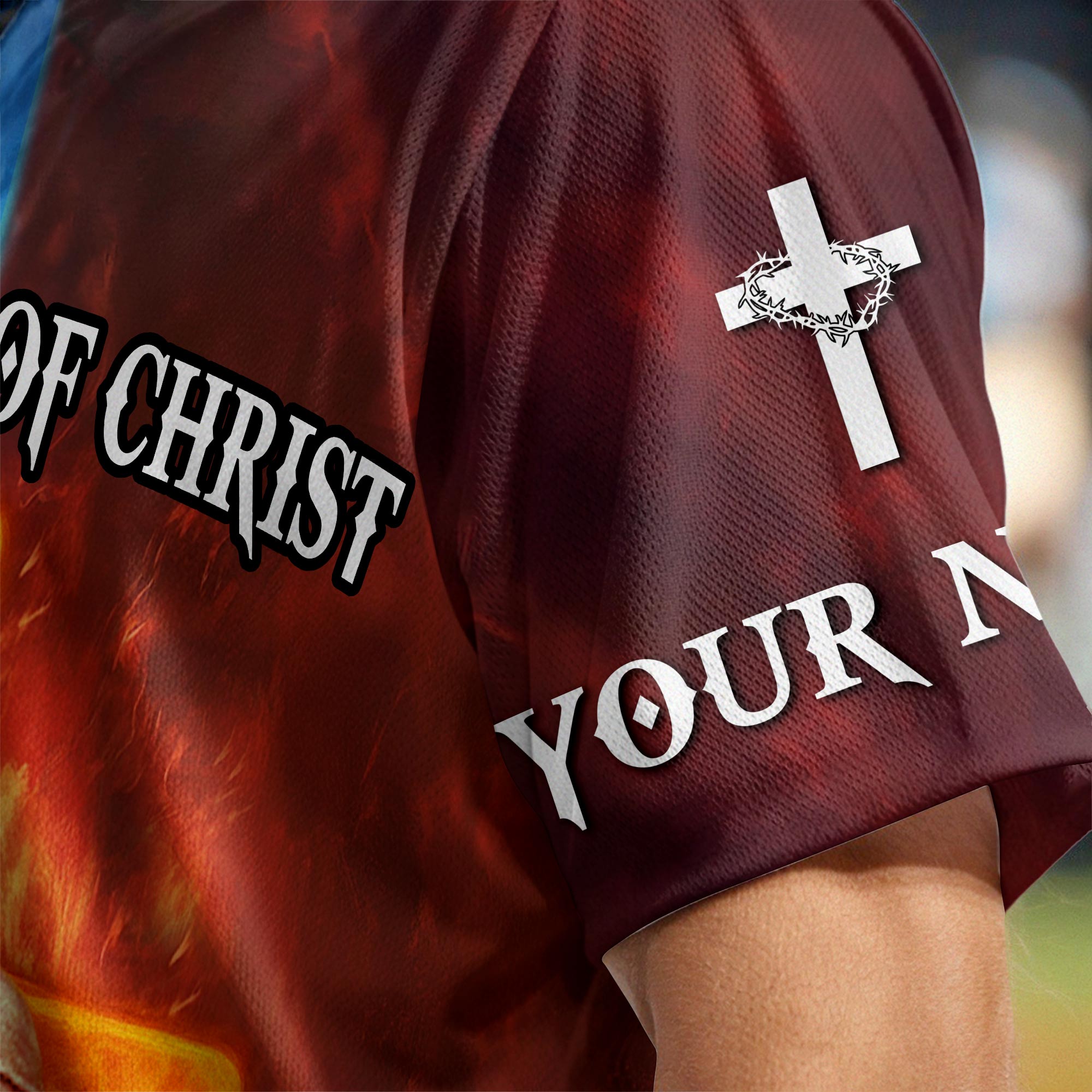 A Child Of God A Man Of Faith A Warrior Of Christ Custom Name Baseball Jersey