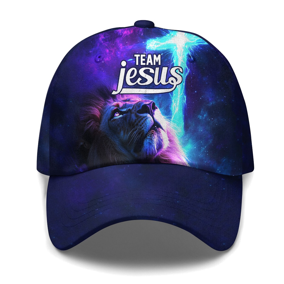 Team Jesus – Lion’s Faith & Heavenly Cross Baseball Cap