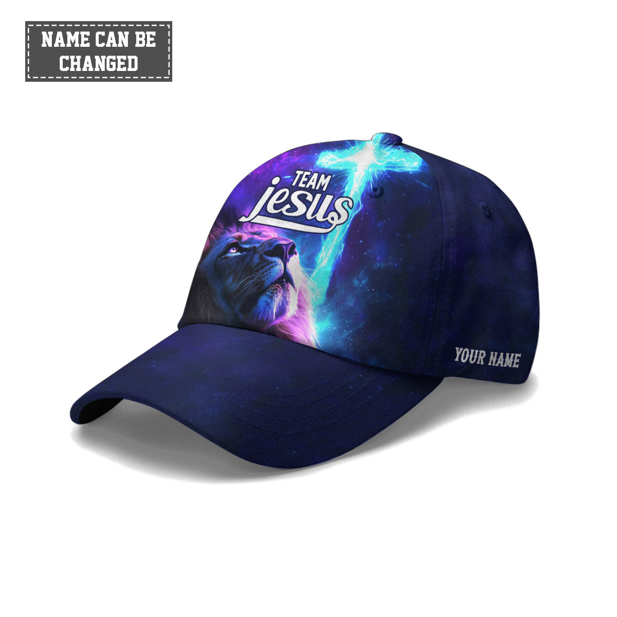 Team Jesus – Lion’s Faith & Heavenly Cross Baseball Cap