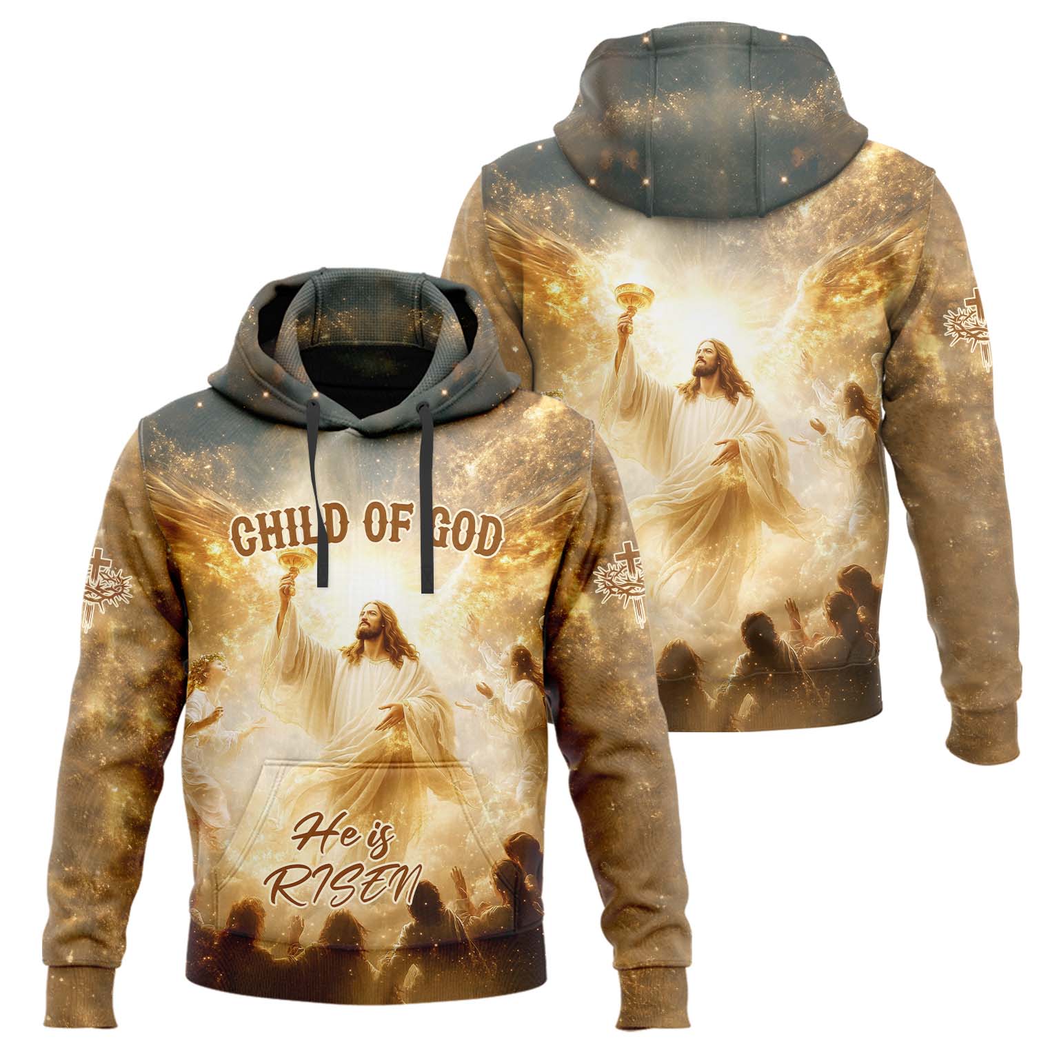 Child Of God He is Risen Hoodie