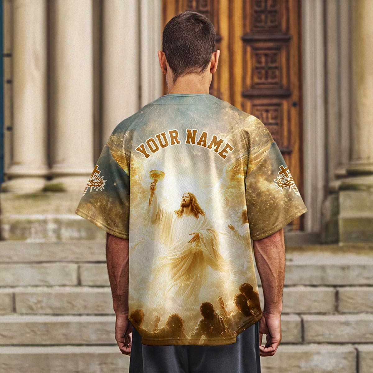 Child Of God He is Risen Custom Name Baseball Jersey
