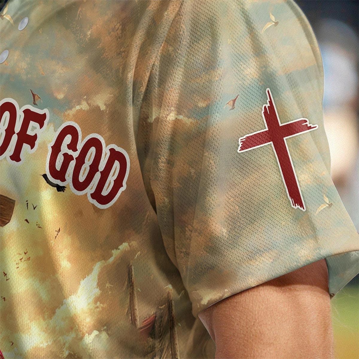 Be Strong and Courageous Baseball Jersey
