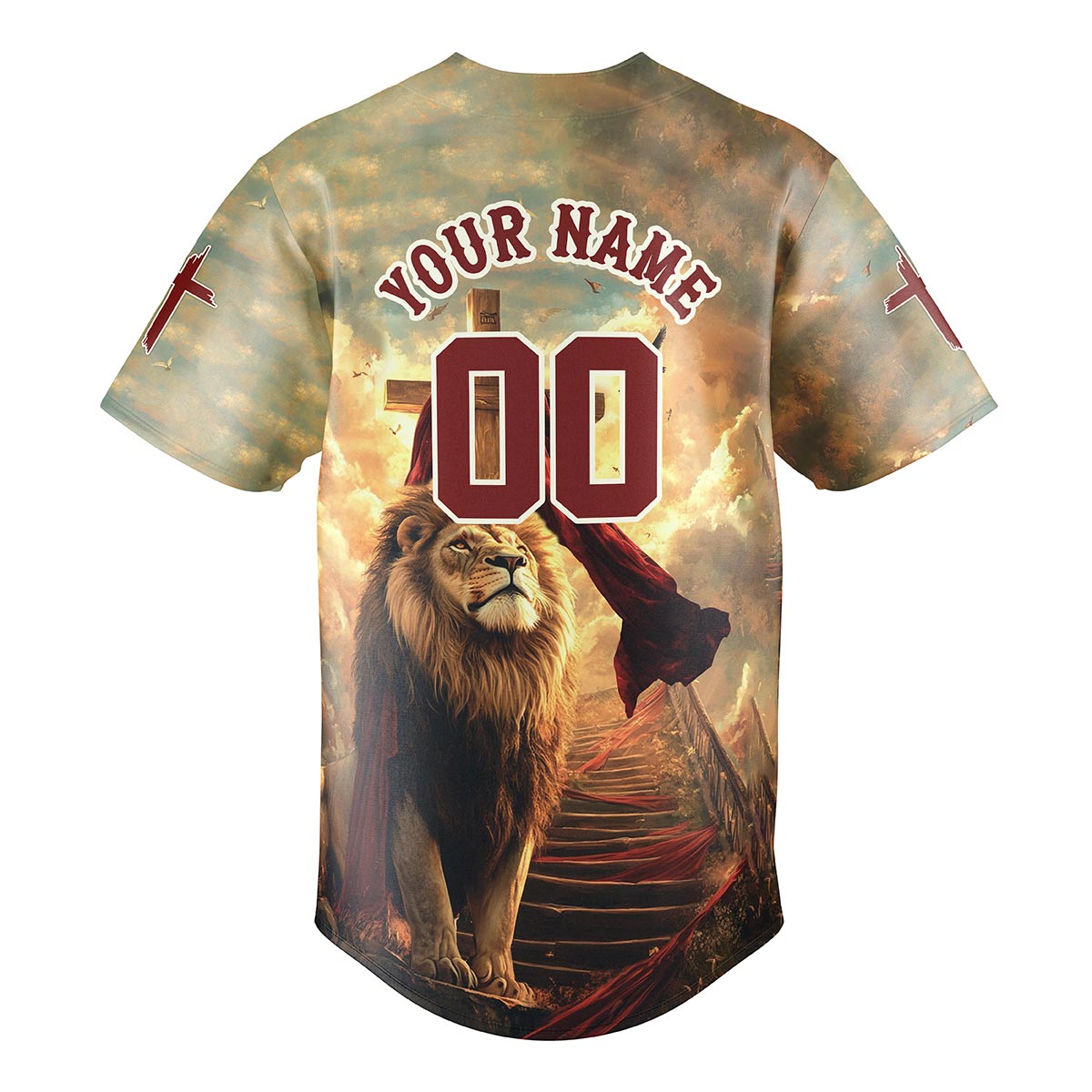 Be Strong and Courageous Baseball Jersey