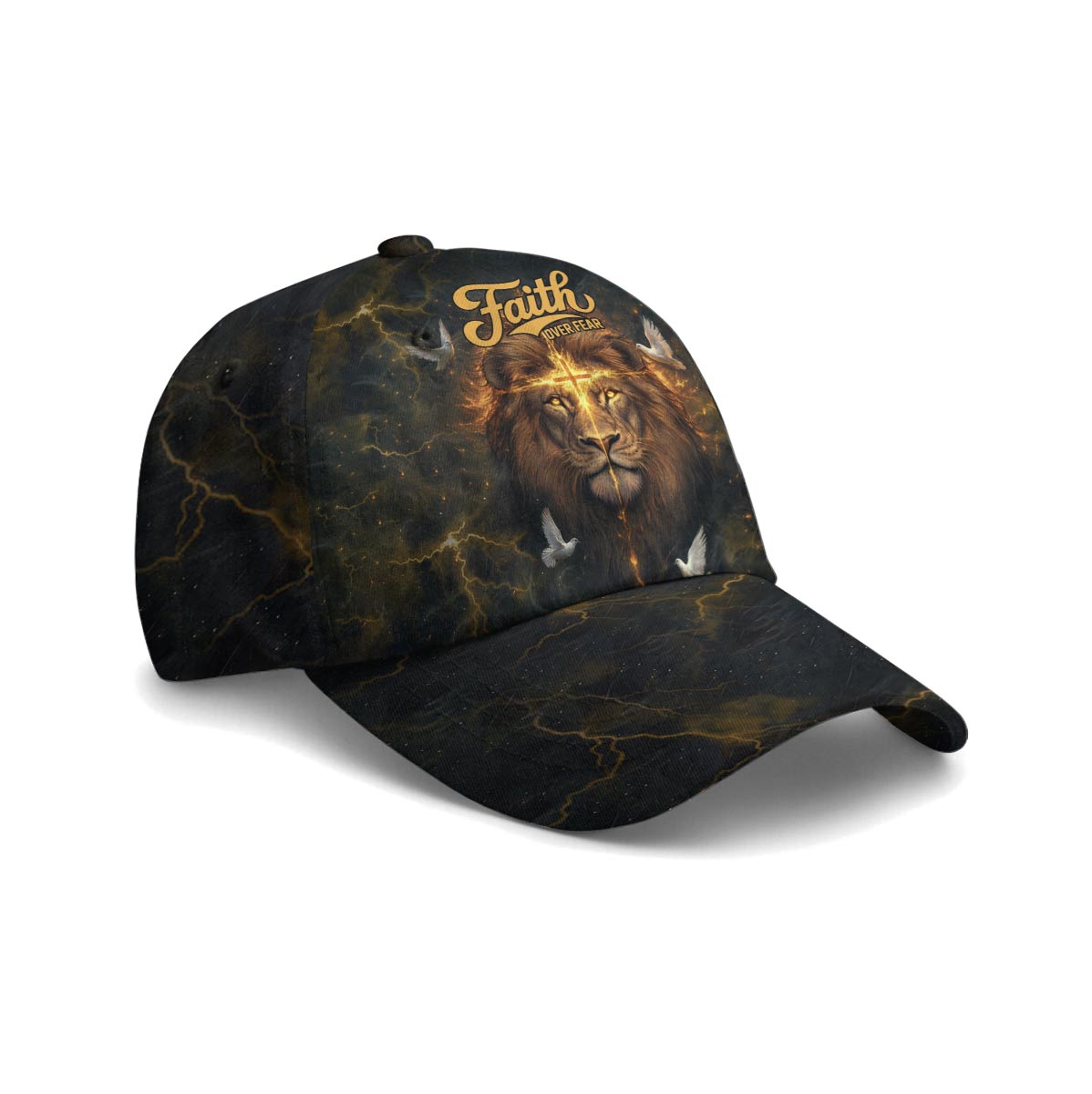 Faith Over Fear Divine Strength Baseball Cap