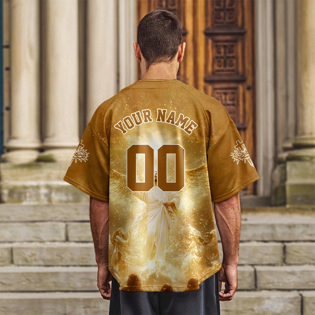 Child Of God Glory Risen Baseball Jersey