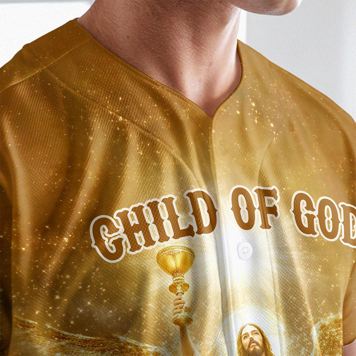 Child Of God Glory Risen Baseball Jersey