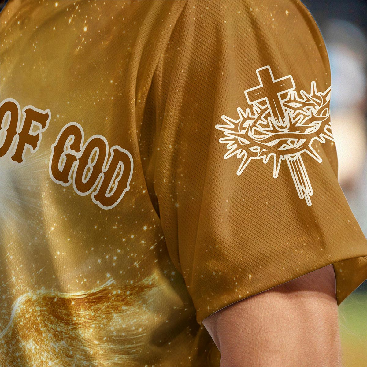 Child Of God Glory Risen Baseball Jersey