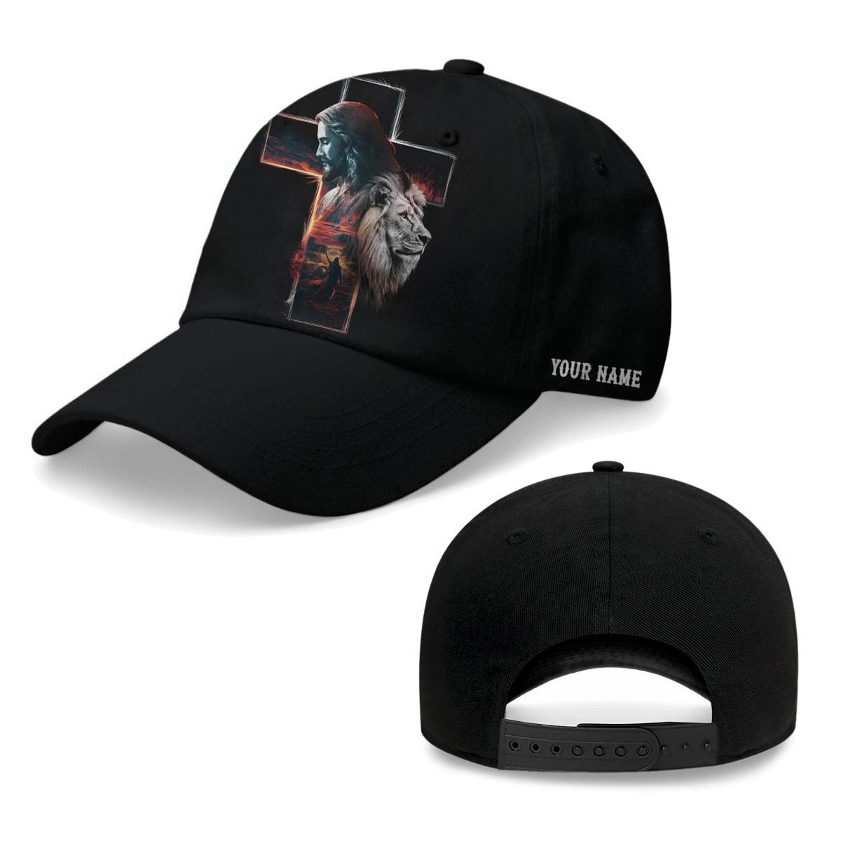 Warrior of Christ He is Risen Baseball Cap