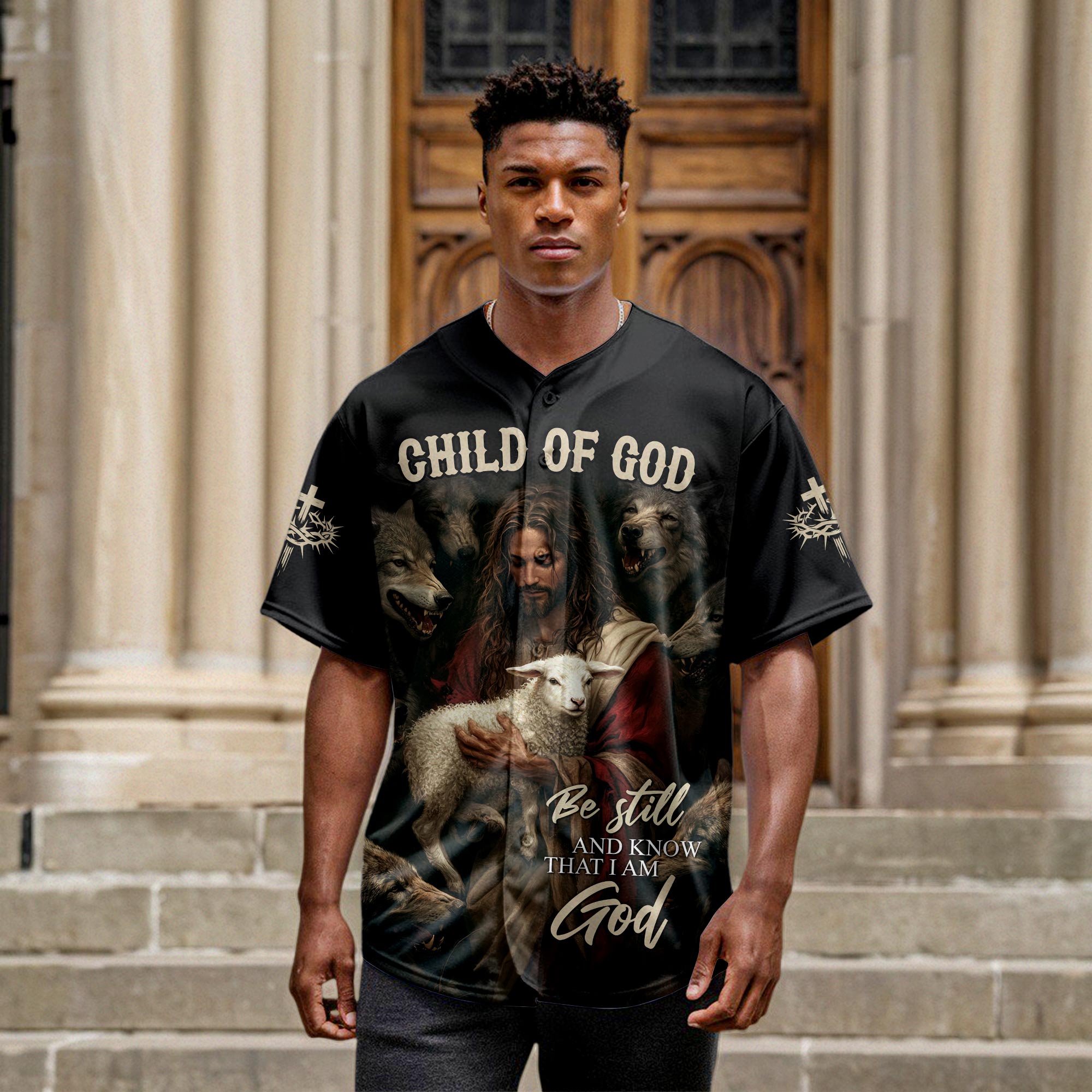 Be Still And Know That I Am God Baseball Jersey