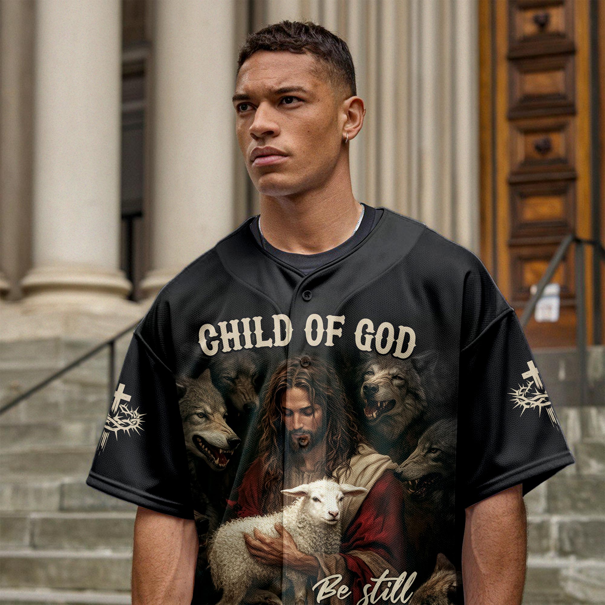 Be Still And Know That I Am God Baseball Jersey