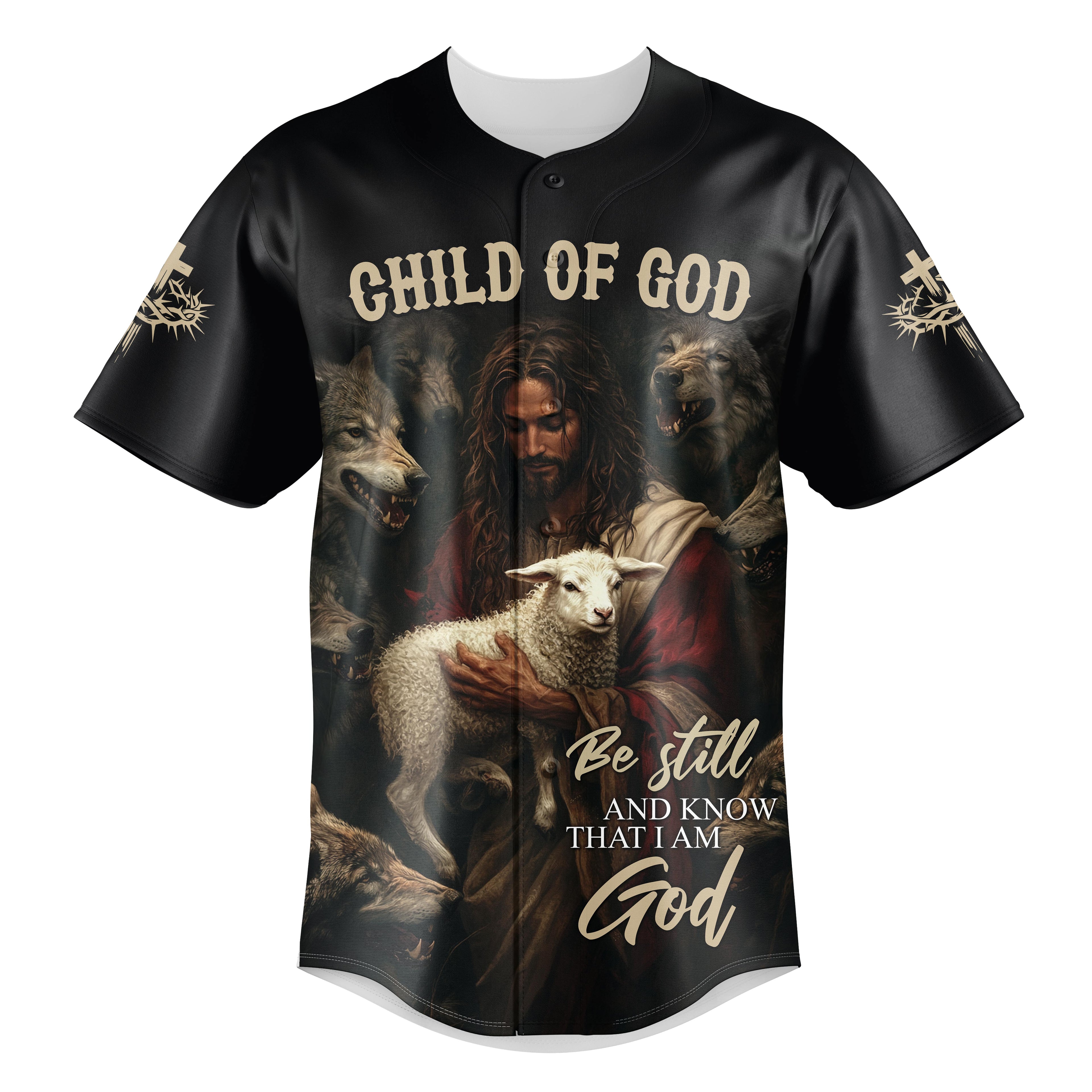 Be Still And Know That I Am God Baseball Jersey