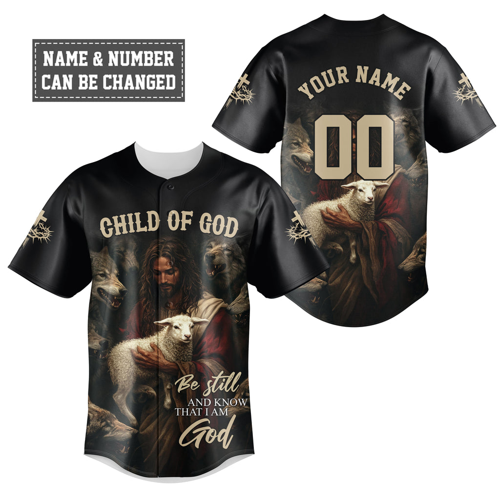 Be Still And Know That I Am God Baseball Jersey